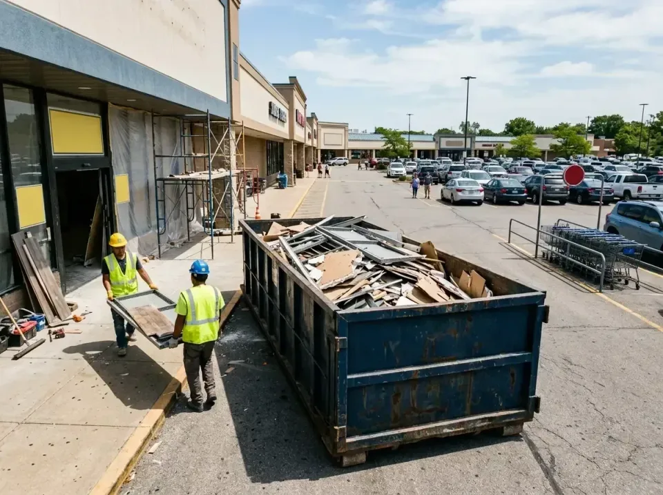 retail-store-renovation-debris-003 — frequently asked questions, Roll-off Dumpster Rentals in Lakewood, IL